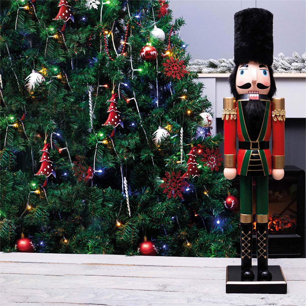 St Helens Red and Green Christmas Nutcracker Image 2
