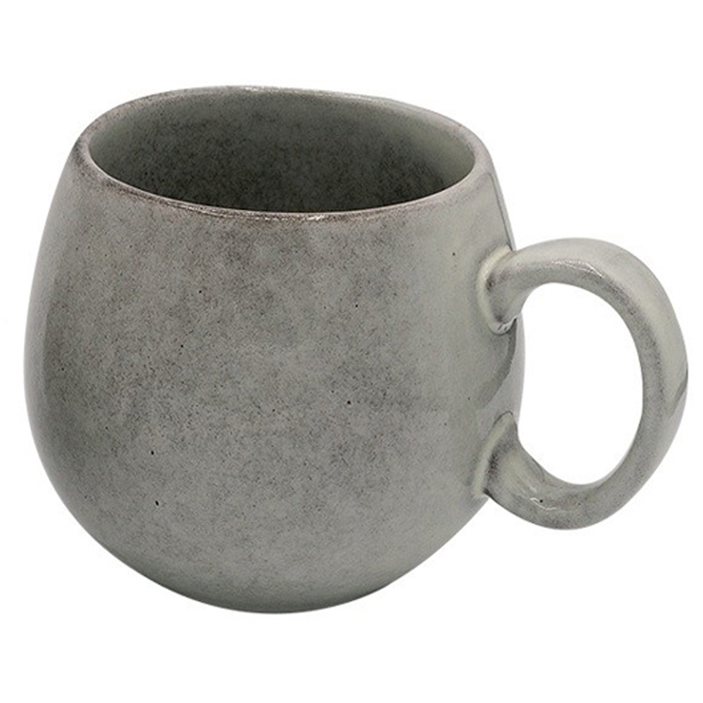 Extra Large 490ml Stoneware Mugs in Nordic Grey - Set of 4 Image 2