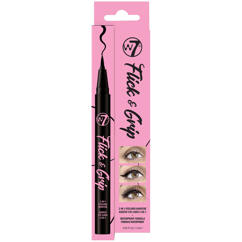 W7 Flick & Grip 2-in-1 Adhesive and Eyeliner Image