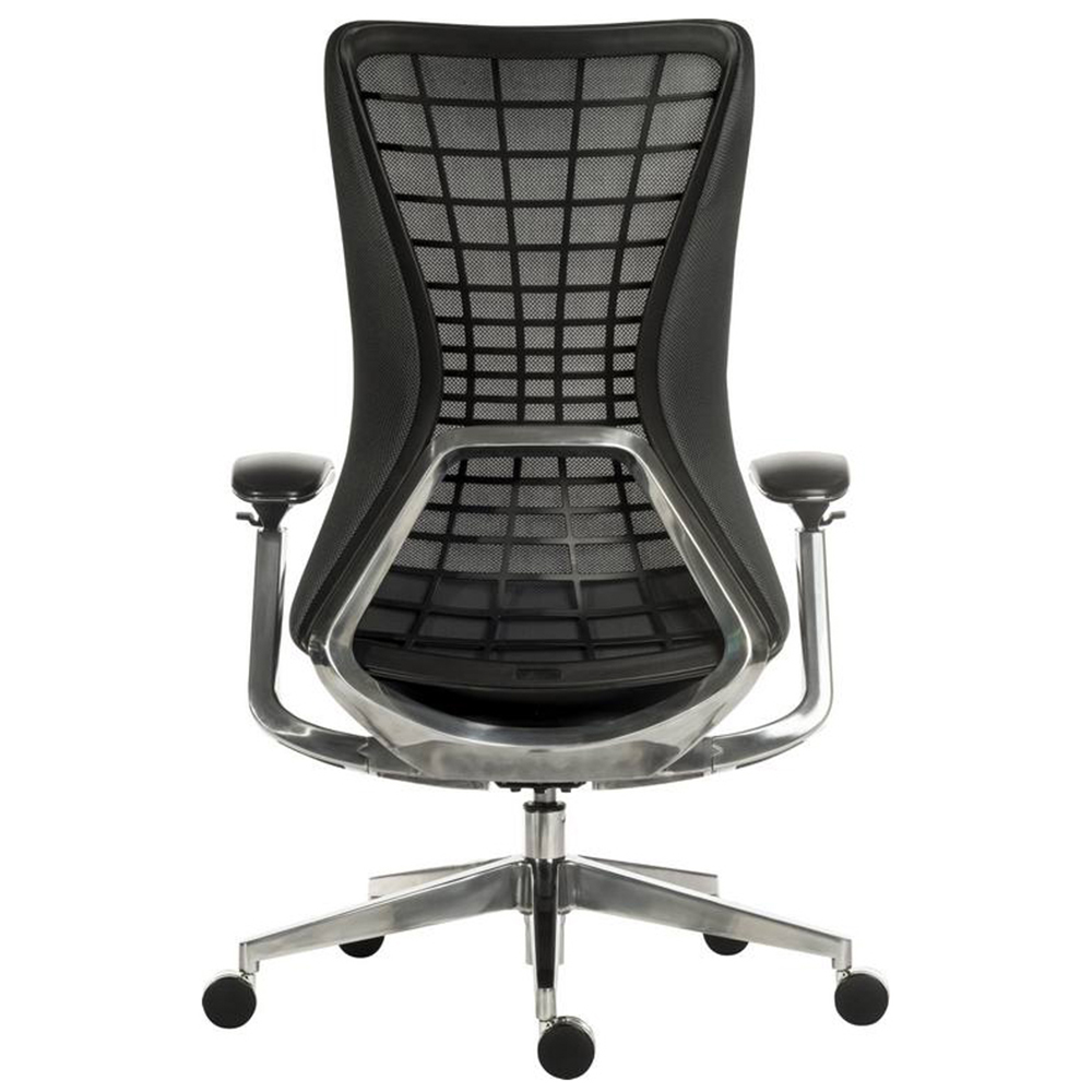 Teknik Quantum Black Mesh Swivel Ergonomic Office Chair Image 4