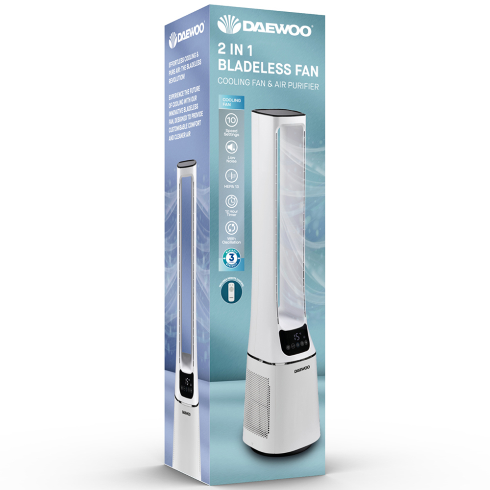 Daewoo 2 in 1 Bladeless Fan and Purifier Image 5