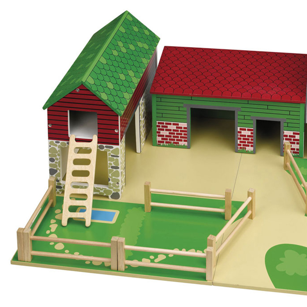 Tidlo Wooden Oldfield Farm Playset Image 2