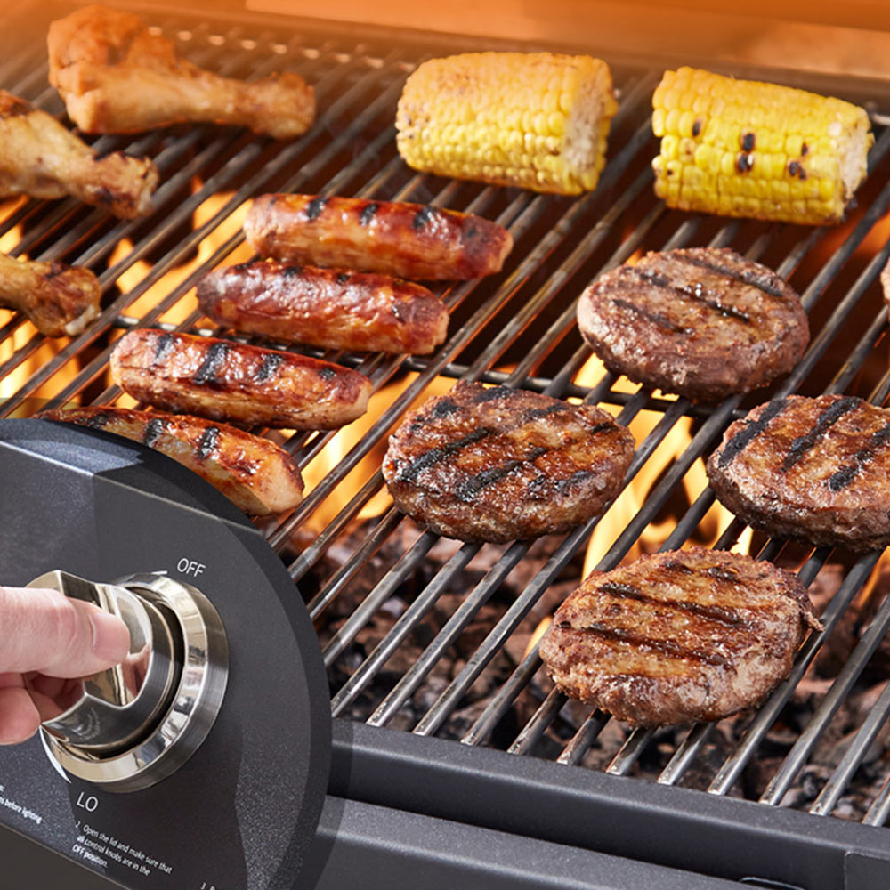 Tower T978507 Ignite Multi XL 4-in-1 Black Dual Fuel BBQ Grill Image 6