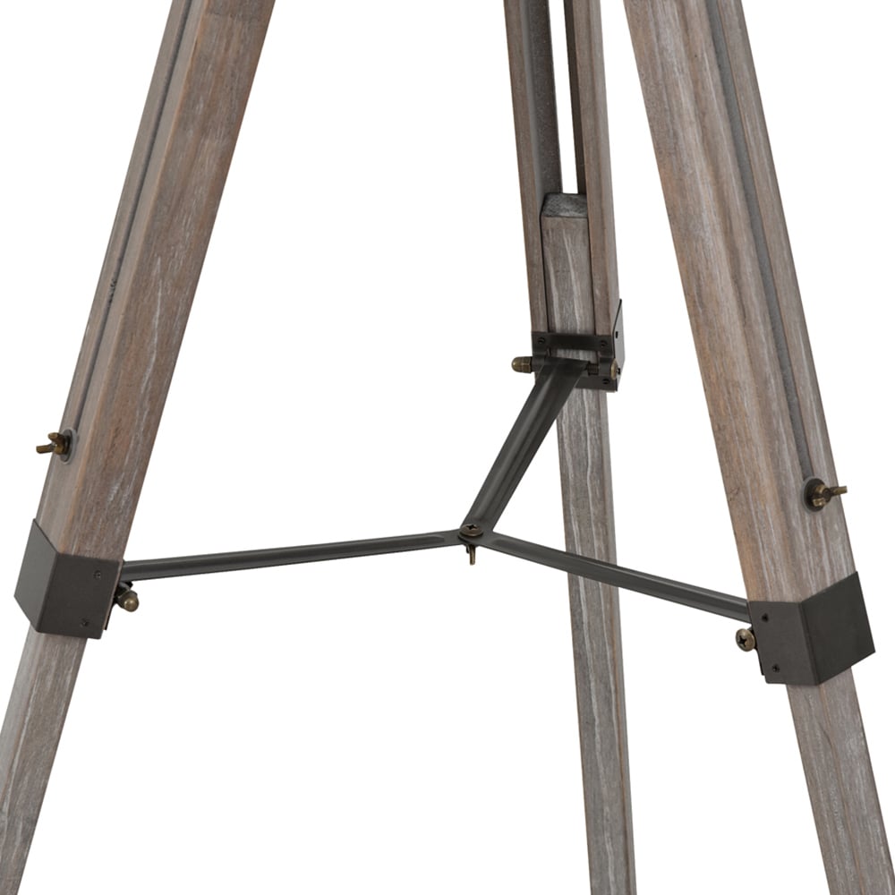 HOMCOM Industrial Style Tripod Floor Lamp Image 5