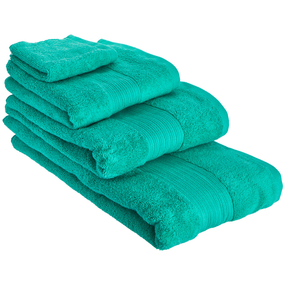 Wilko Supersoft Cotton Turquoise Hand Towel Wilko