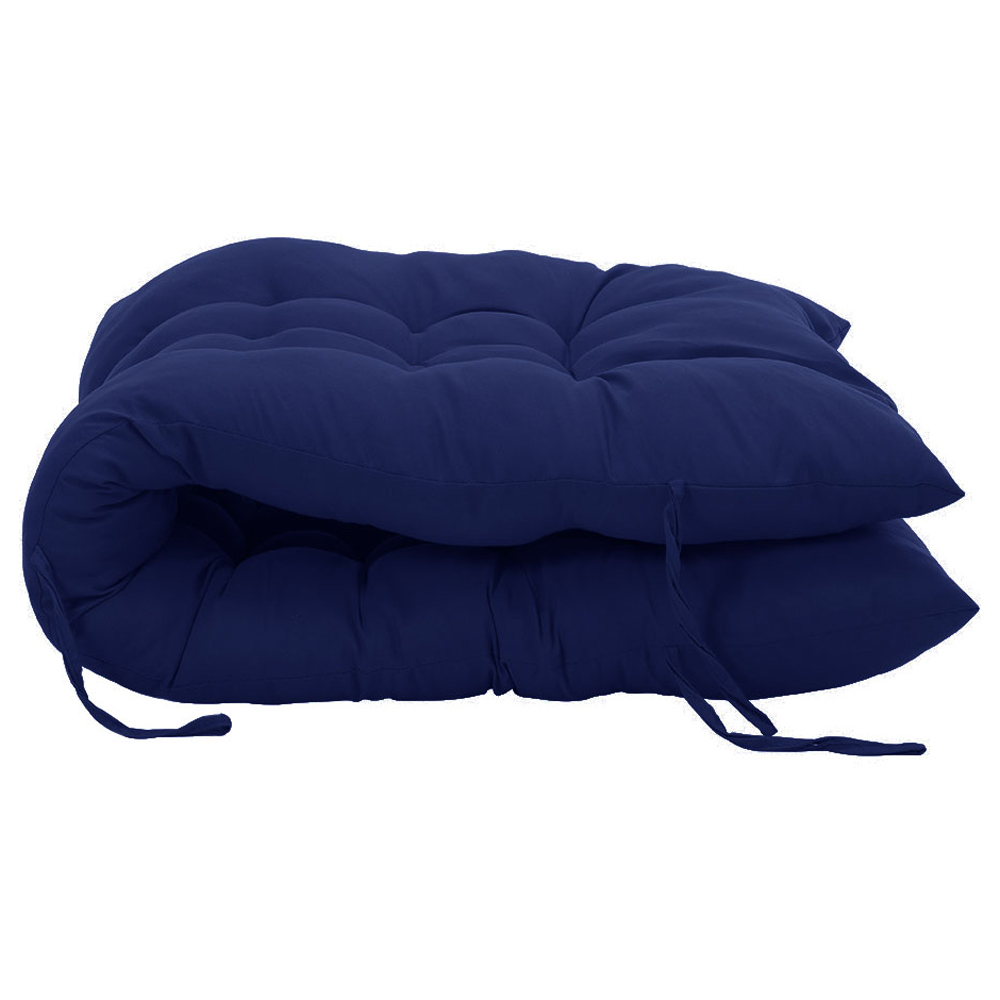 Living and Home Blue Thick Soft Lounge Chair Cushion 110 x 40cm Image 3