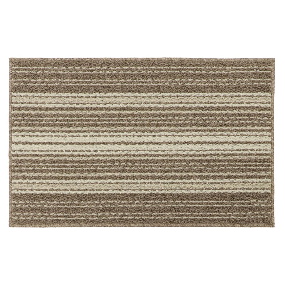 JVL Hubble Caramel Indoor Machine Washable Doormat 50 x 80cm Image 1