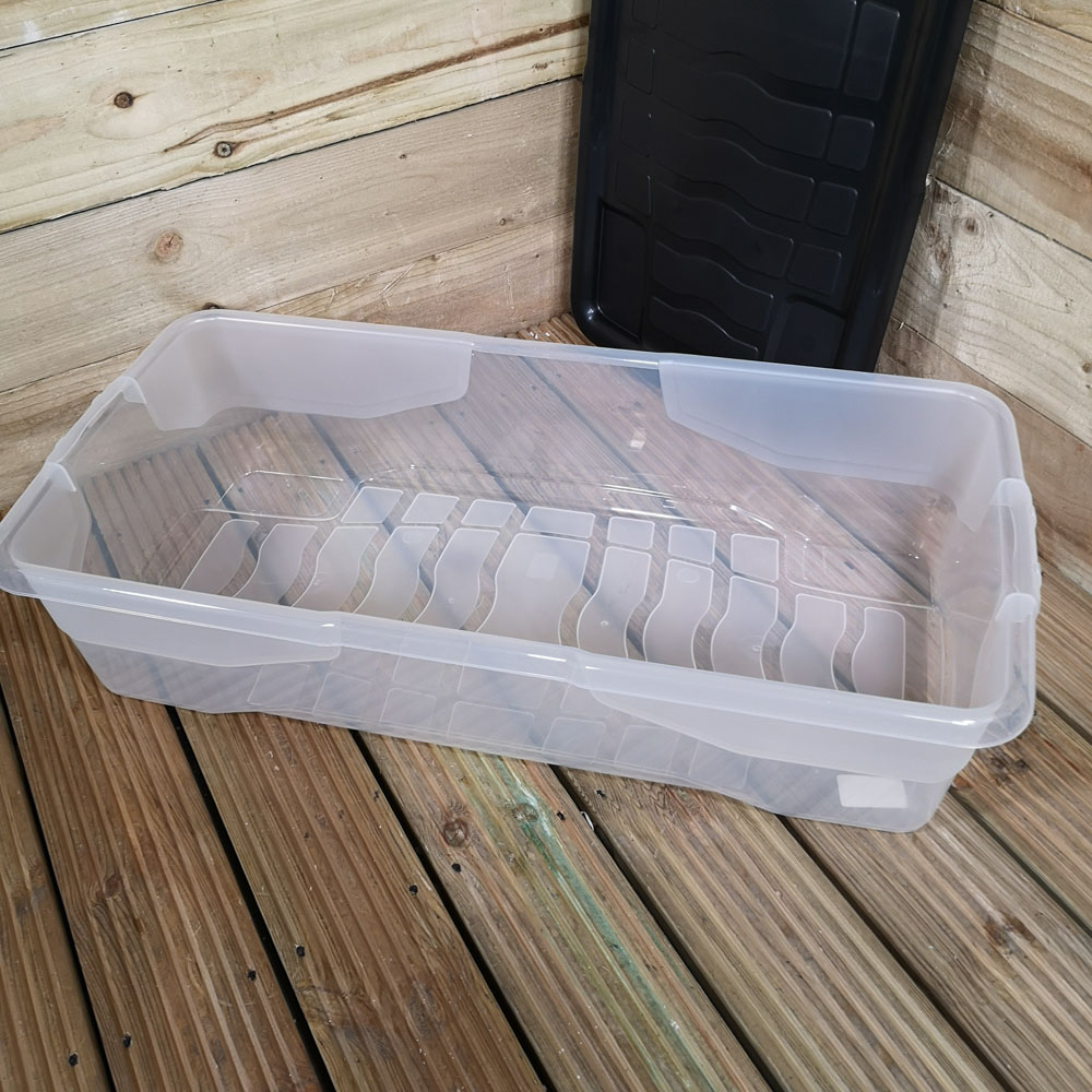 Samuel Alexander 42L Under Bed Storage Box with Lid 10 Pack Image 4