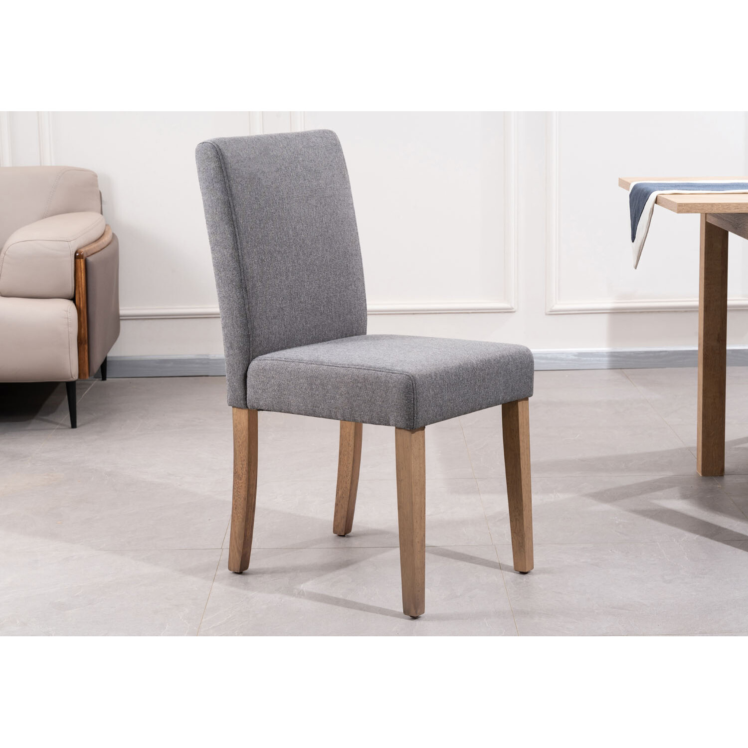 Oxford Grey Chair Pair Image 1