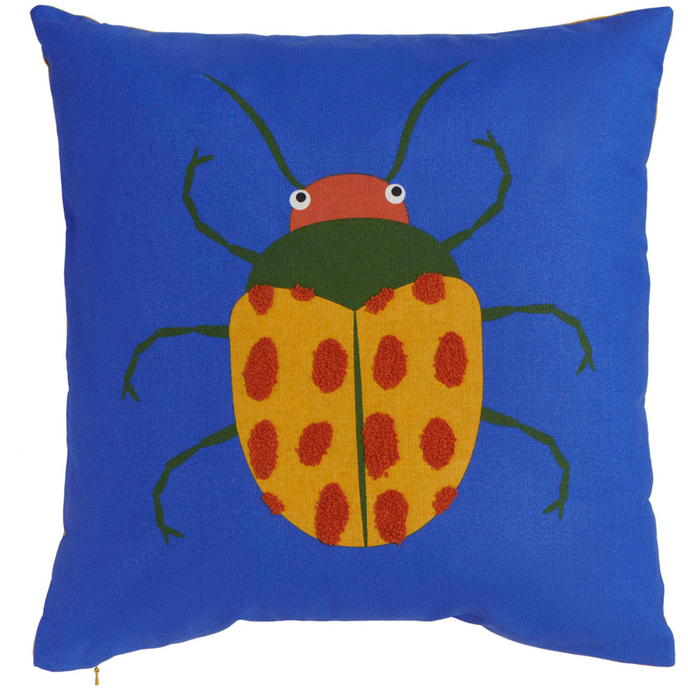 wilko Bug Cushion 43 x 43cm Image 1