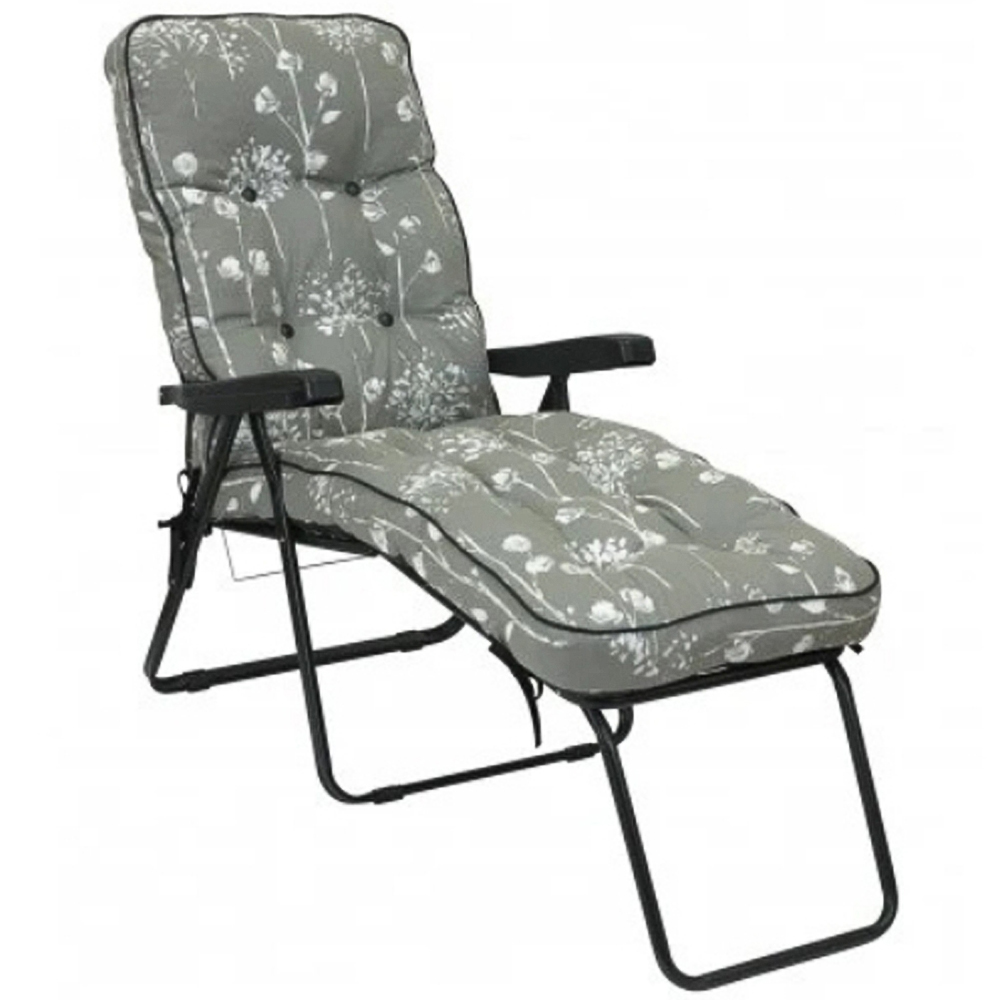 Glendale Deluxe Renaissance Grey Sun Lounger Image 2