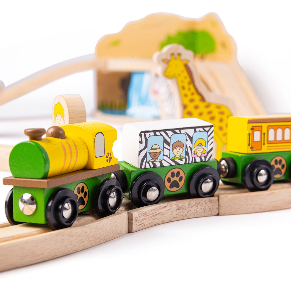 Bigjigs Rail Kids Safari Train Set Image 3