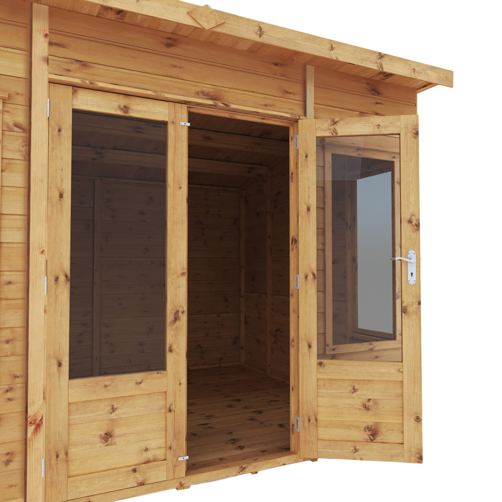 Mercia Helios 10 x 8ft Double Door Premium Shiplap Traditional Summerhouse Image 3