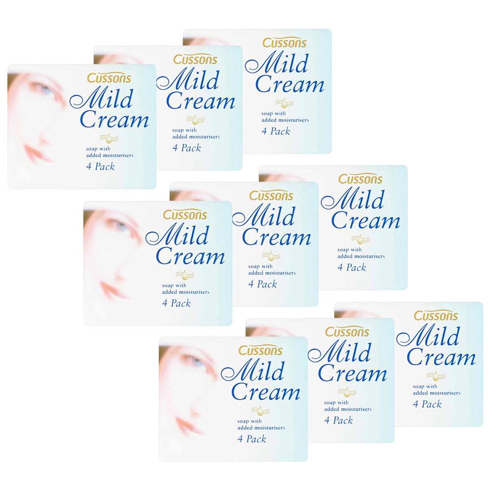 Cussons Mild Cream Soap 90g Case of 9 x 4 Pack Image 1