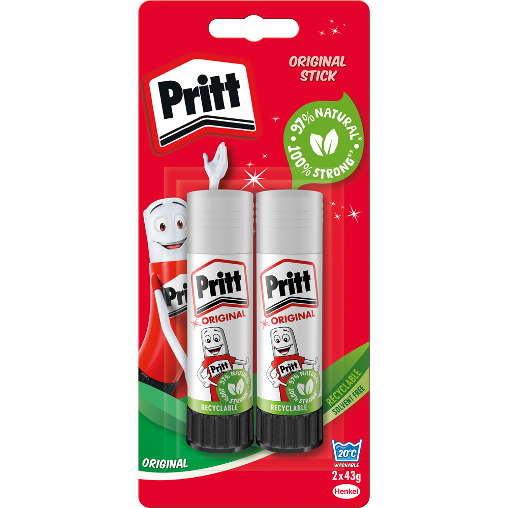 Pritt Original Glue Stick 2 x43g Image 6