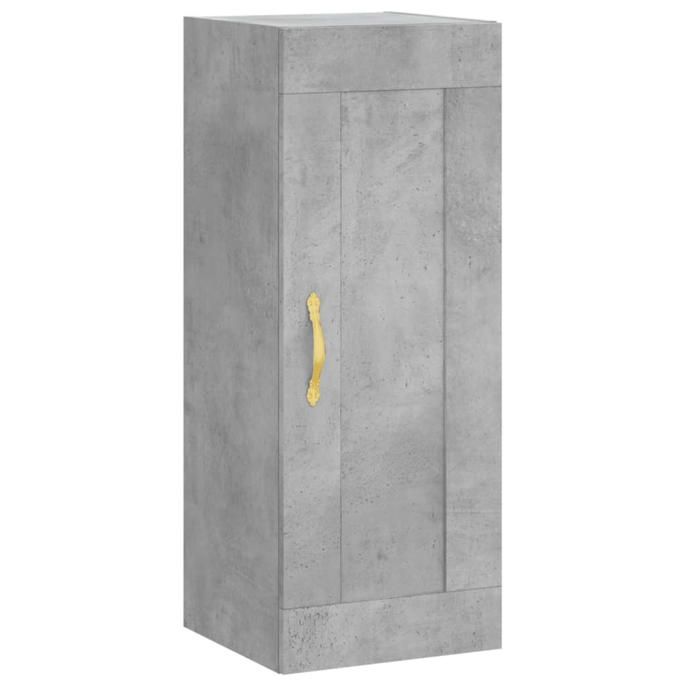 vidaXL 2 Door Concrete Grey Highboard Image 6