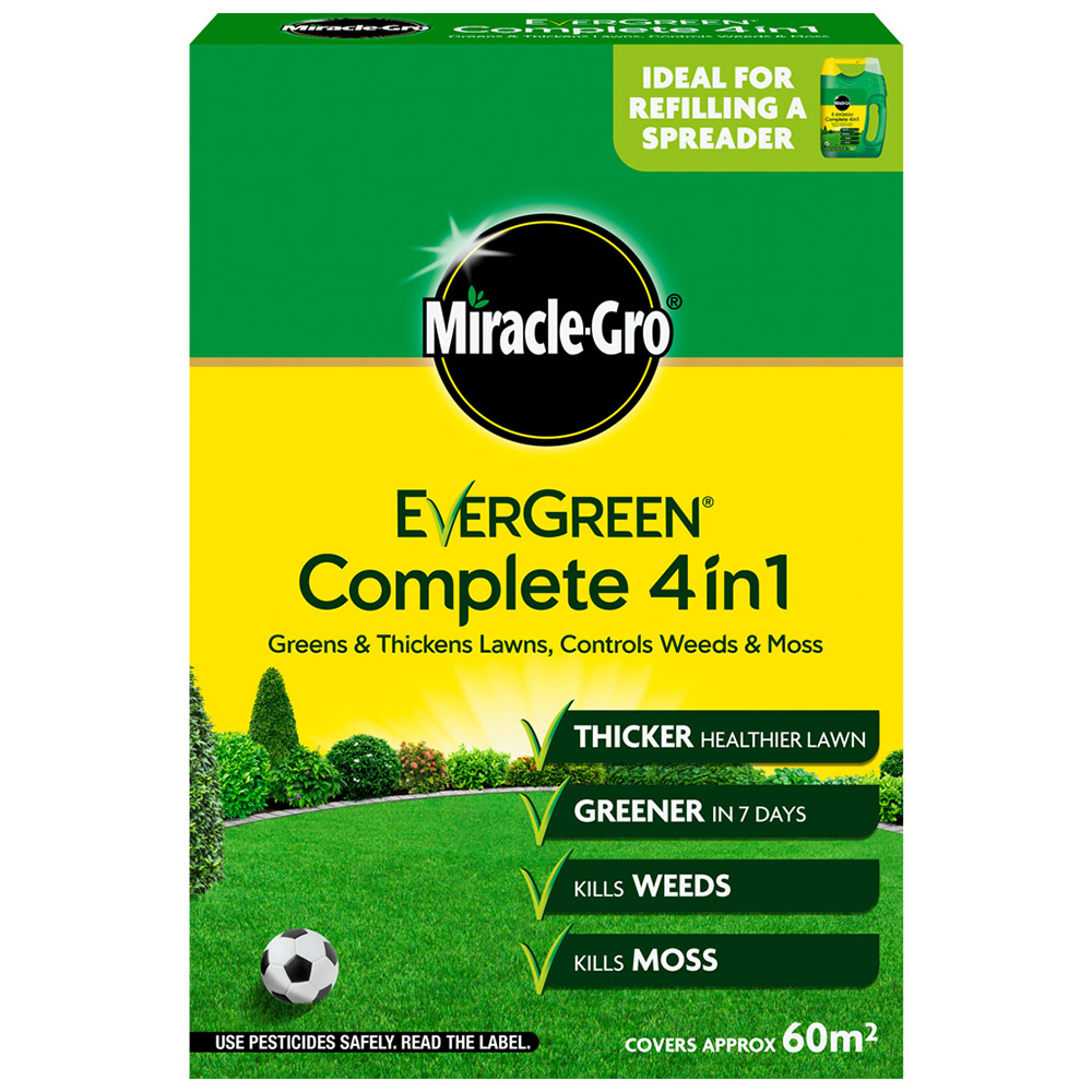 Miracle-Gro Evergreen Complete 4 in 1 60m2 Image 1