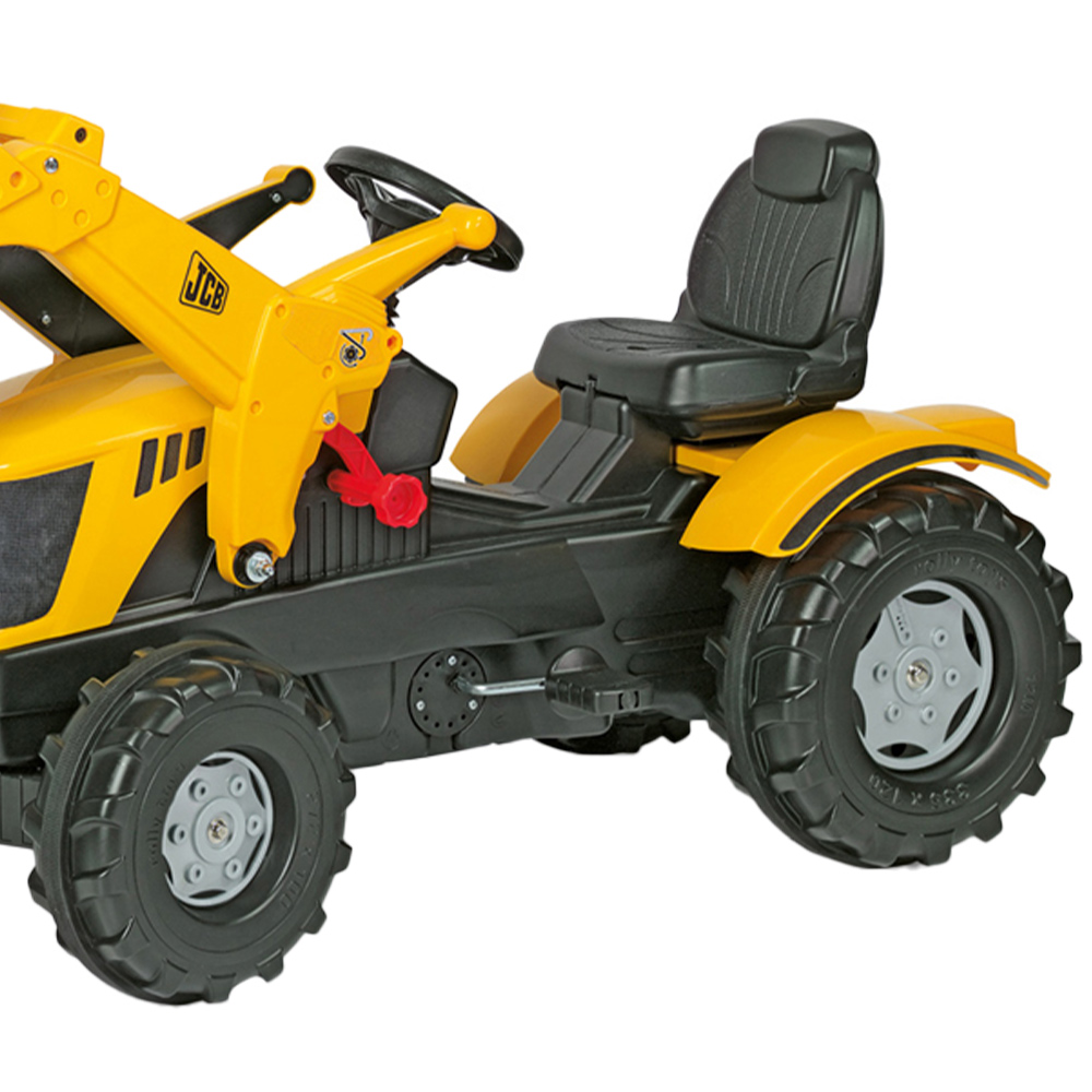 Robbie Toys JCB V-Tronic Yellow and Black Tractor with Frontloader Image 5