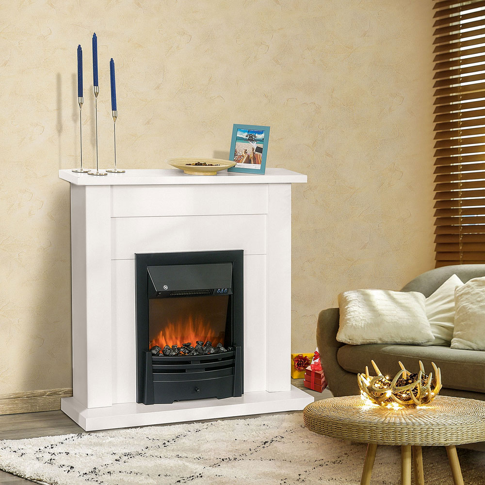 HOMCOM Ava 5 Level Electric Fireplace Heater Image 7