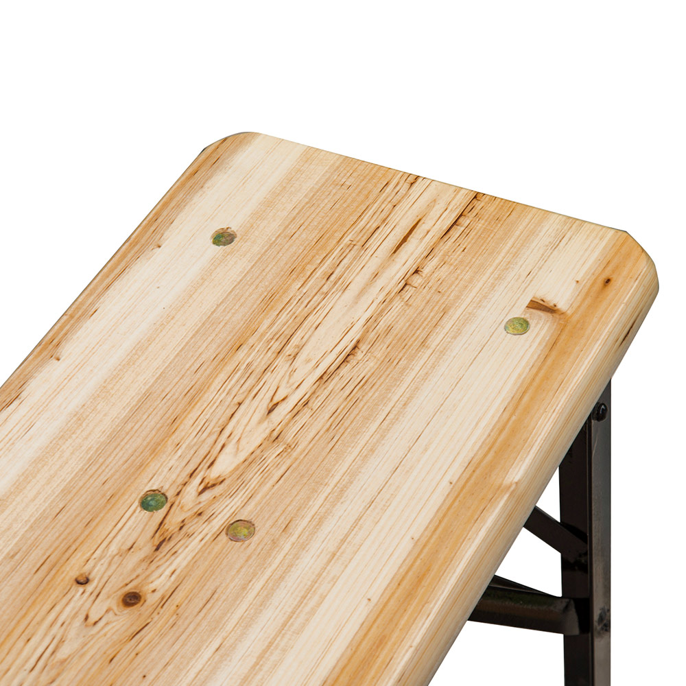 Outsunny Folding Picnic Table and Bench Set Image 4