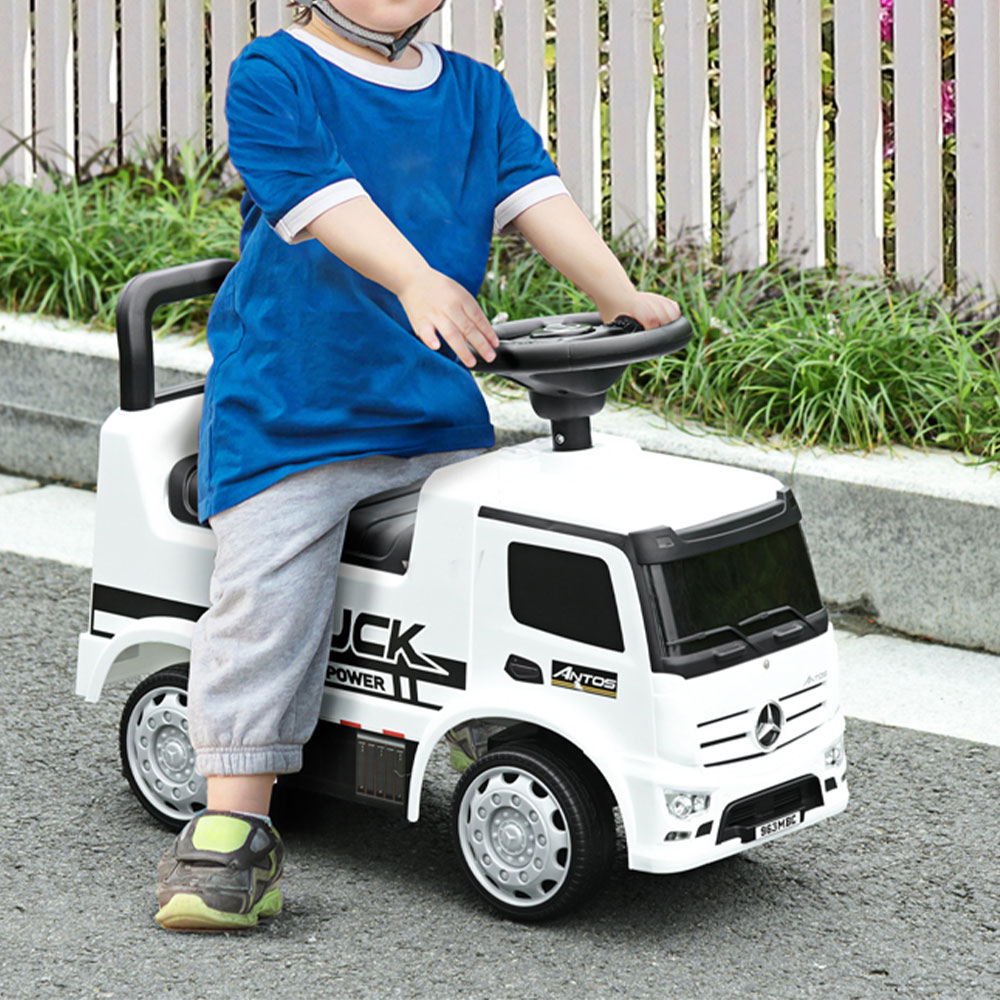HOMCOM Kids Foot-to-Floor Push Along Ride On Sliding Toy Car Image 2