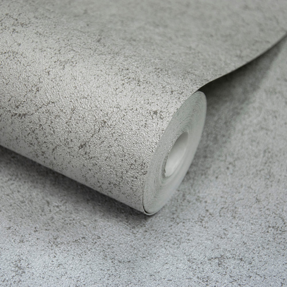 Grandeco Tissue Textured Semi Plain Metallic Silver Wallpaper by Paul Moneypenny Image 2