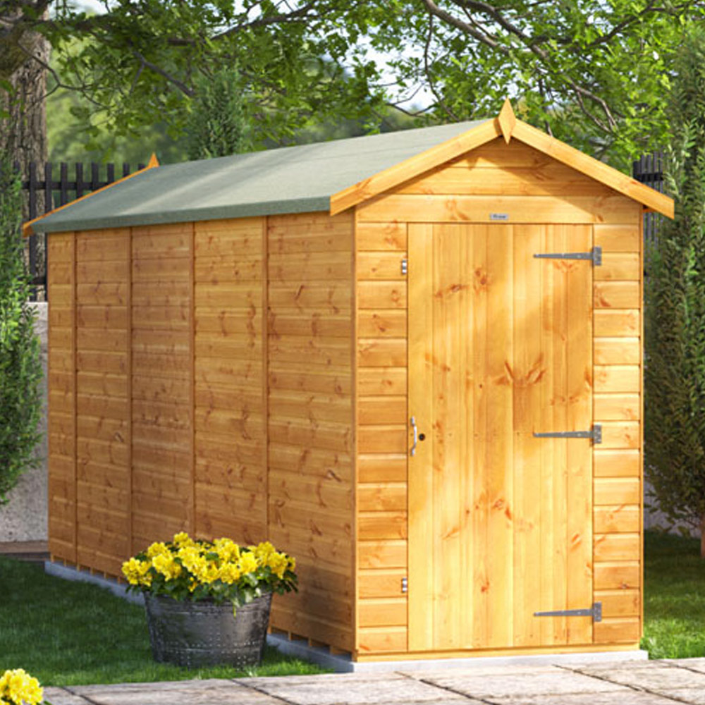 Power Sheds 18 x 4ft Apex Wooden Shed Image 2
