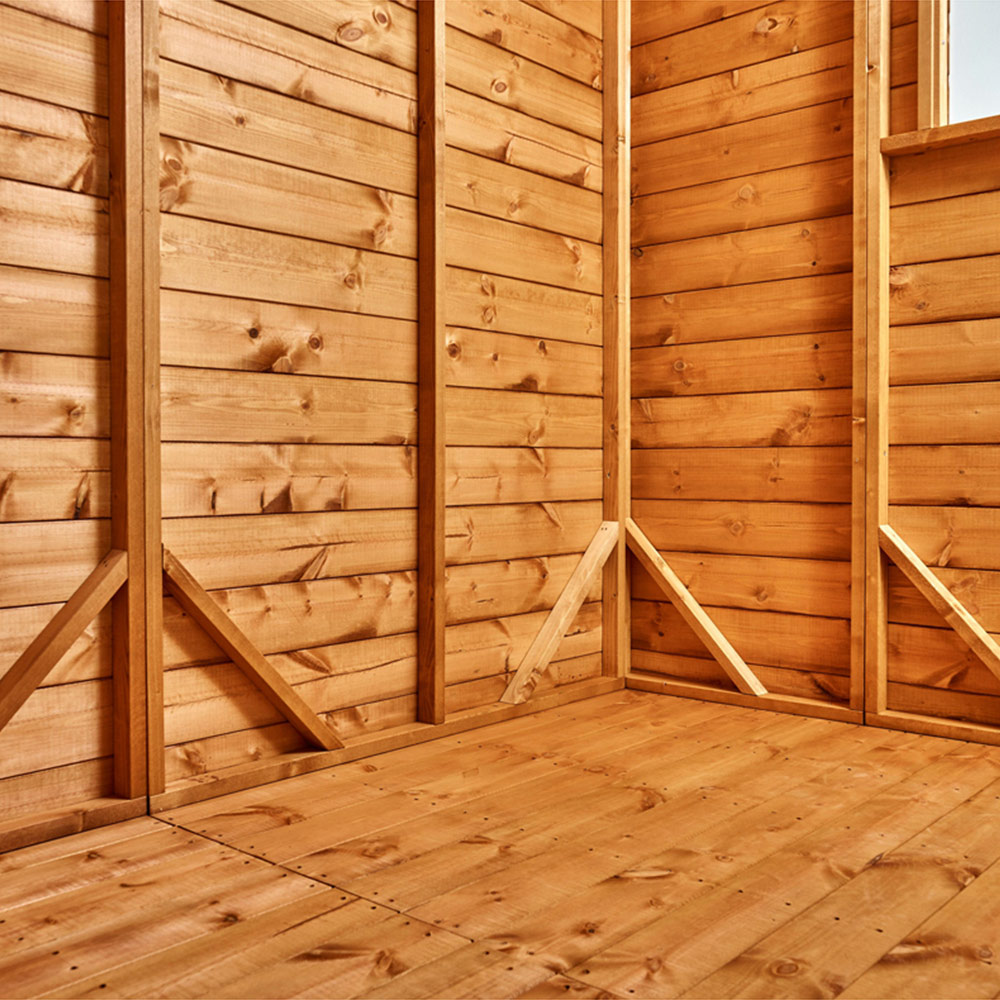 Power Sheds 16 x 6ft Pent Wooden Shed Image 6