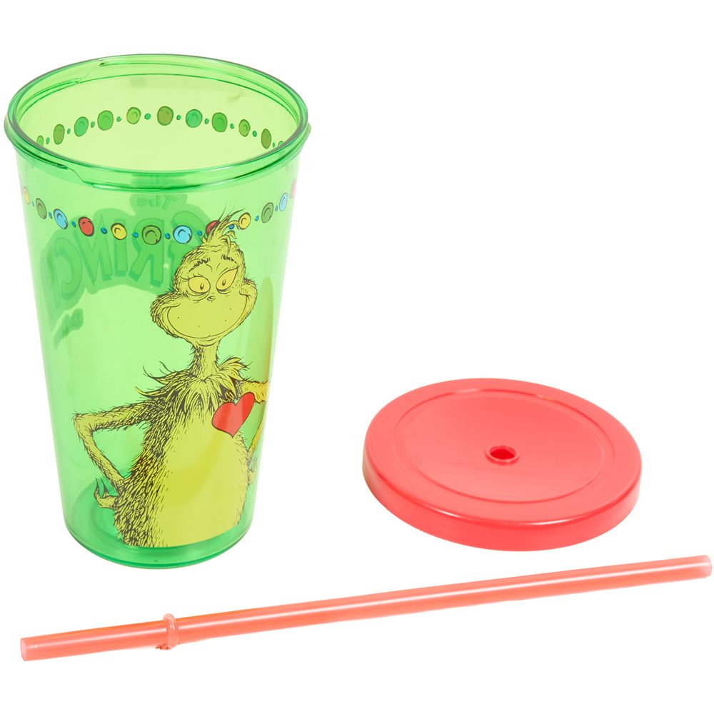 The Grinch Tumbler with Straw Image 9