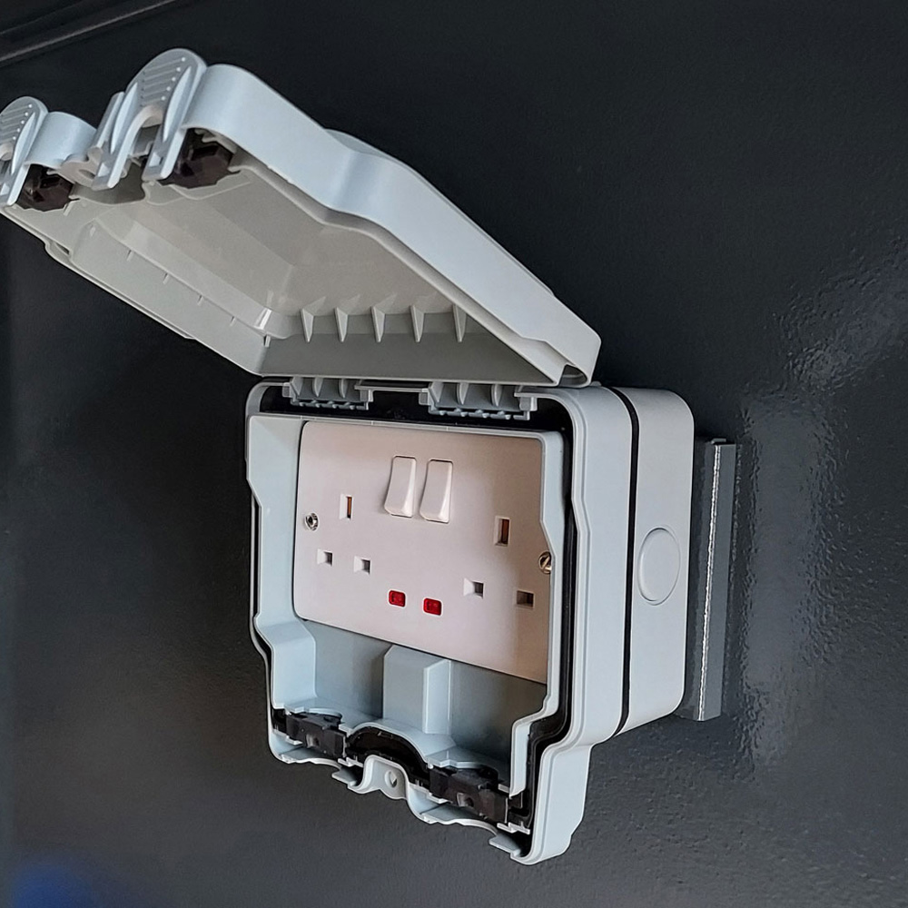 Asgard Gladiator 7 x 14.5ft Double Door Grey High Security Apex Bike Shed Image 8