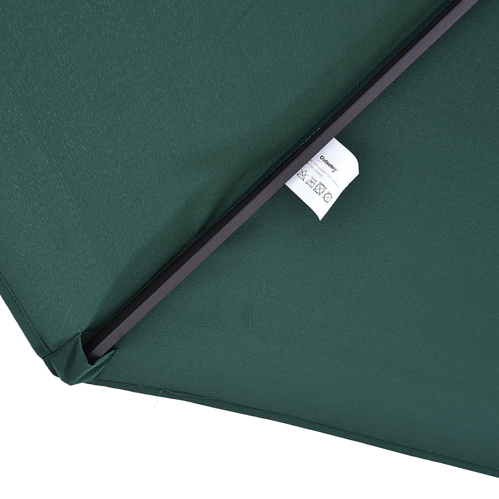 Outsunny 4.6m Garden Parasol Green Image 4