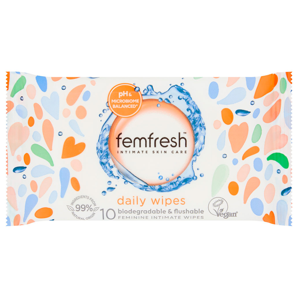 Femfresh Wipes 10 Pack Image 1