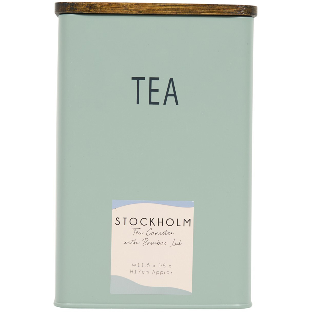 Stockholm Tea Canister with Bamboo Lid Image 4
