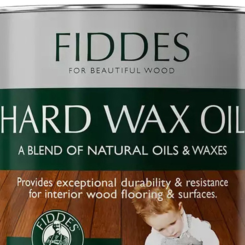 Fiddes Clear Dead Matt Interior Wood Hard Wax Oil 1L Image 2