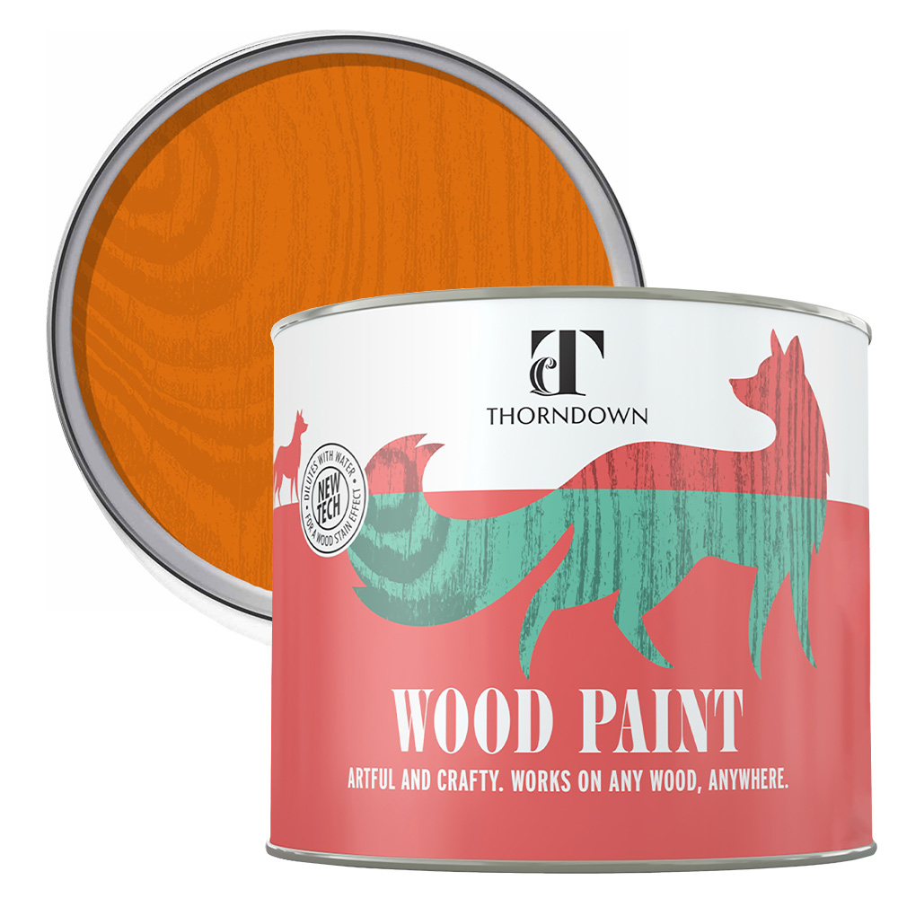 Thorndown Sundowner Orange Satin Wood Paint 750ml Image 1