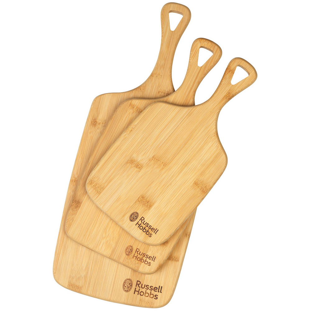 Russell Hobbs 3 Piece Bamboo Chopping Board Image 3