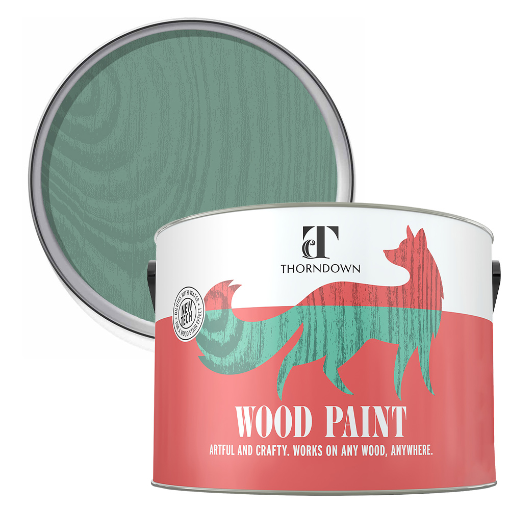 Thorndown Wetlands Green Satin Wood Paint 2.5L Image 1