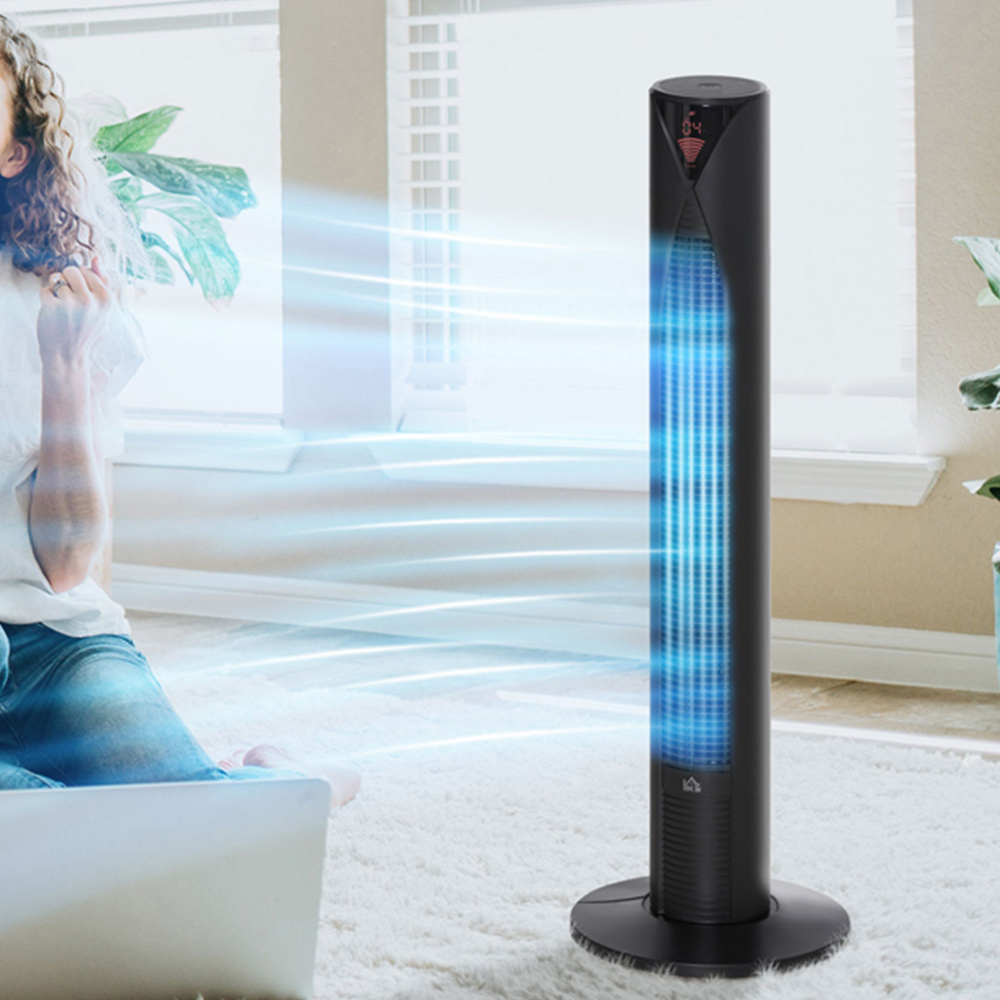 Black Tower Fan 36 inch Wilko