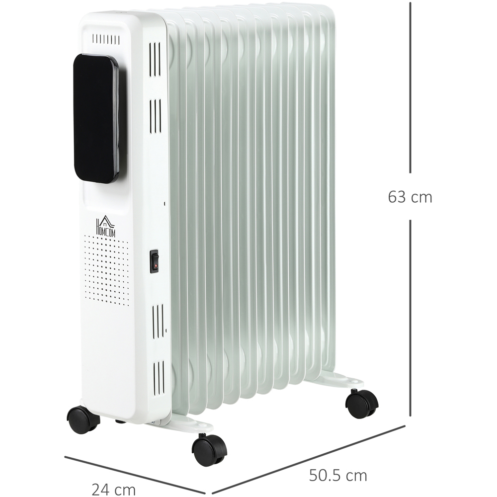 HOMCOM Oil Filled 11 Portable Radiator Image 7