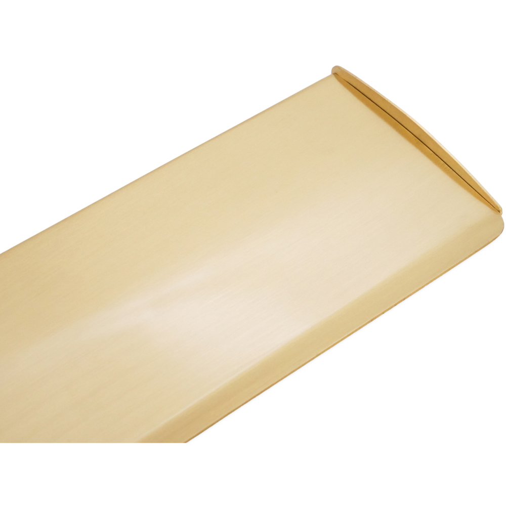 Spira Brass Satin Brass Small Letter Tidy Flap 275 x 80mm Image 4