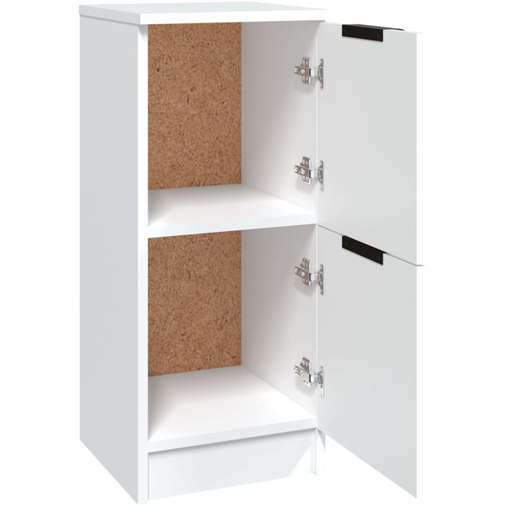 vidaXL 2 Door White Sideboard Set of 2 Image 5