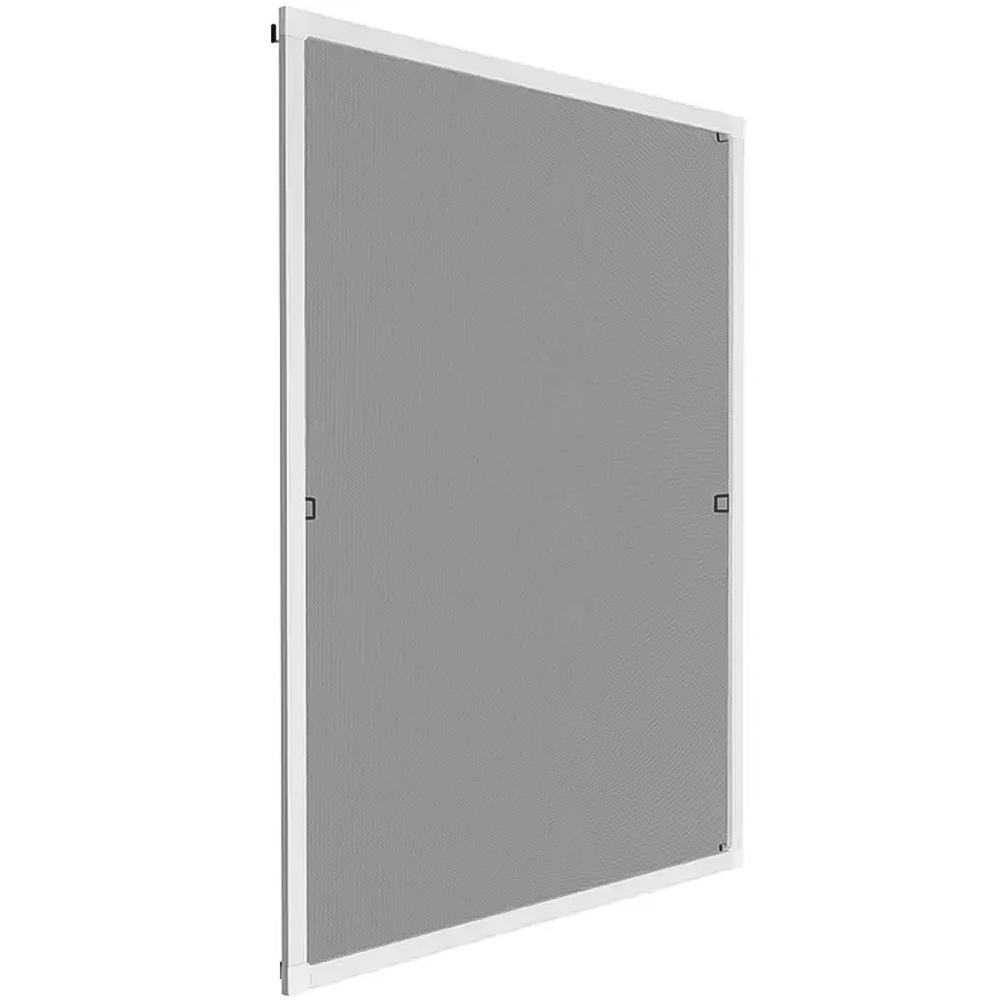 tectake White Individually Adjustable Fly Screen 150 x 130cm Image 1