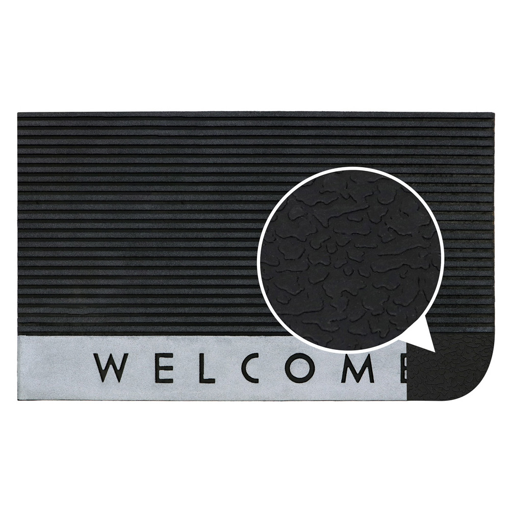 JVL Quartz Welcome Rubber Doormat 45 x 75cm Image 7