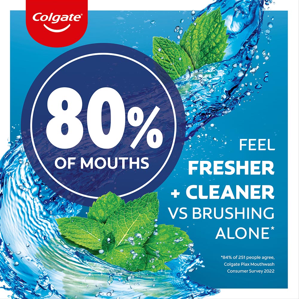 Colgate Plax Cool Mint Mouthwash Case of 6 x 500ml Image 3