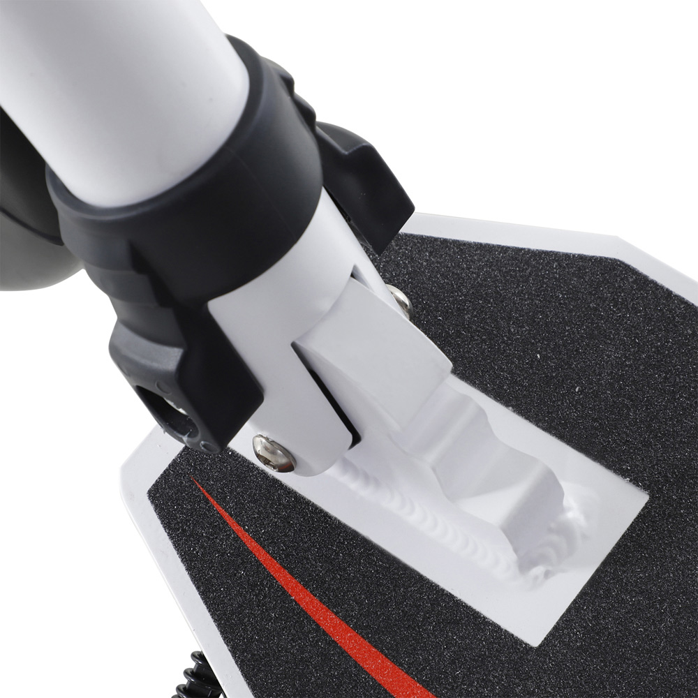 HOMCOM White and Black Kick Scooter with Adjustable Handlebars Image 4