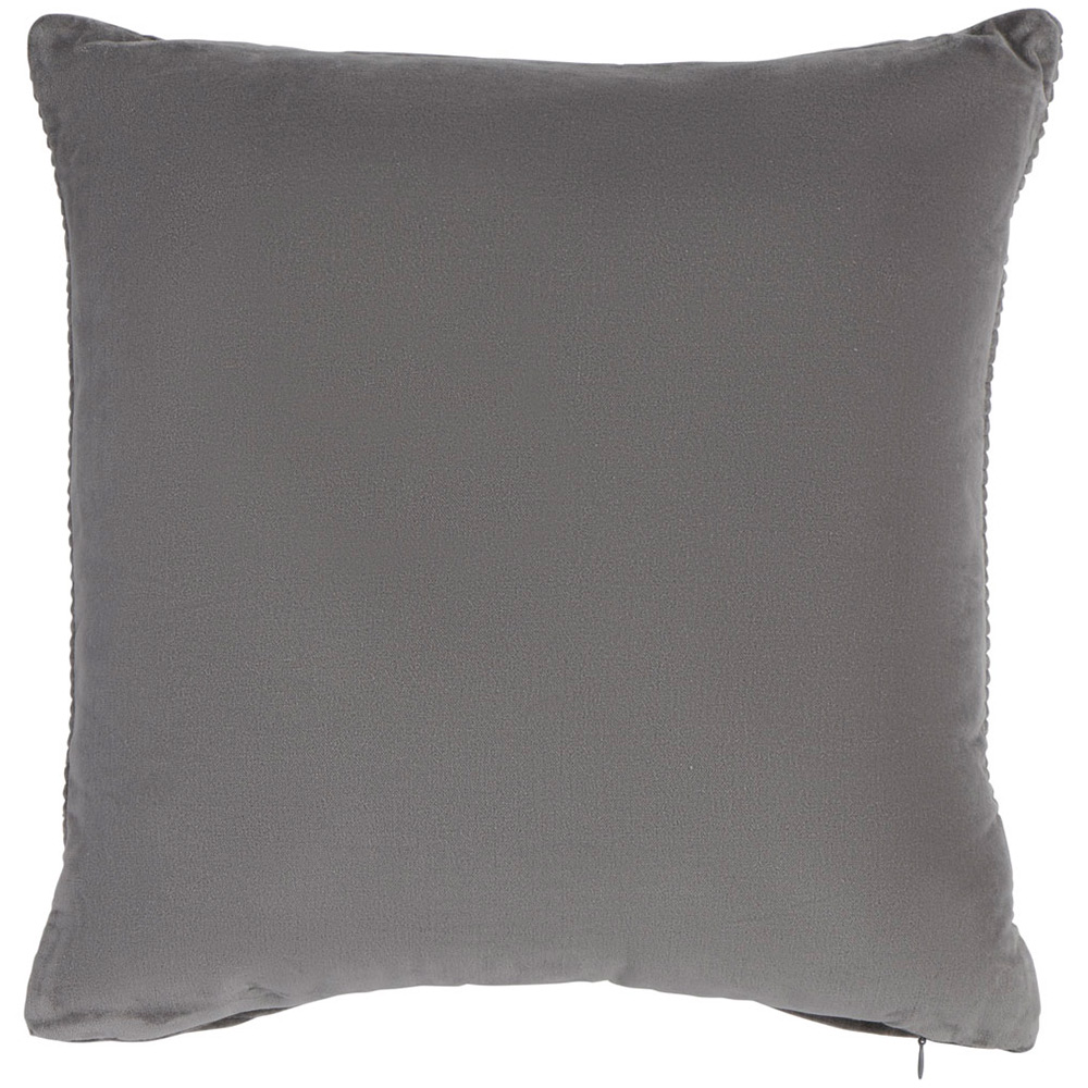 Wilko Velvet Pleats Cushion 43 x 43cm Image 2