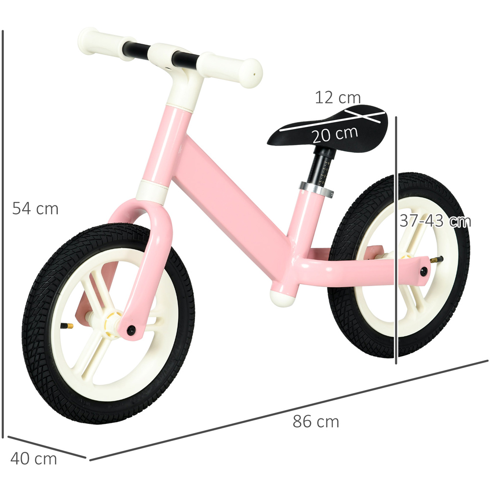 Tommy Toys 12 inch Pink No Pedal Toddler Balance Bike Image 5