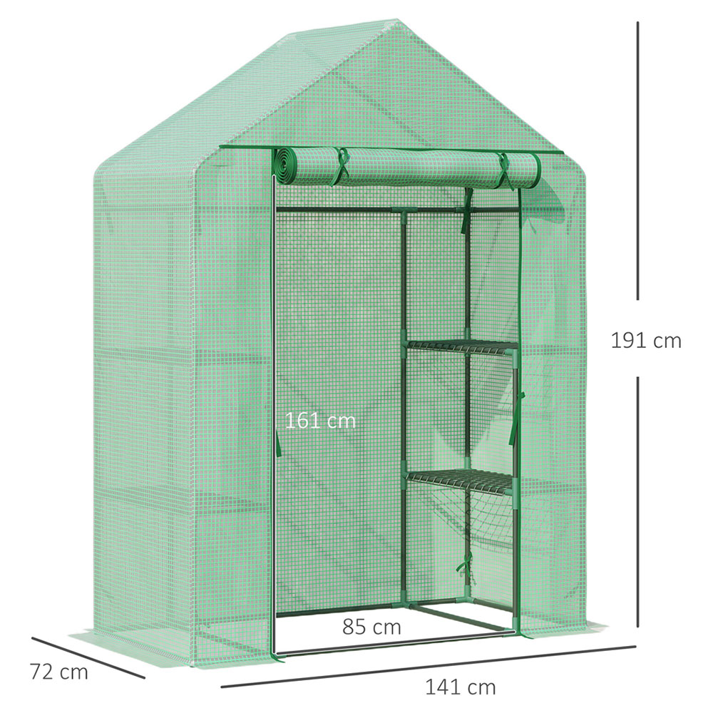Outsunny Walk In Portable Greenhouse Image 9