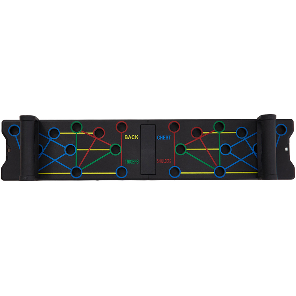 H&O Direct 15-in-1 Black Multi-Function Foldable Push Up Board Image 1
