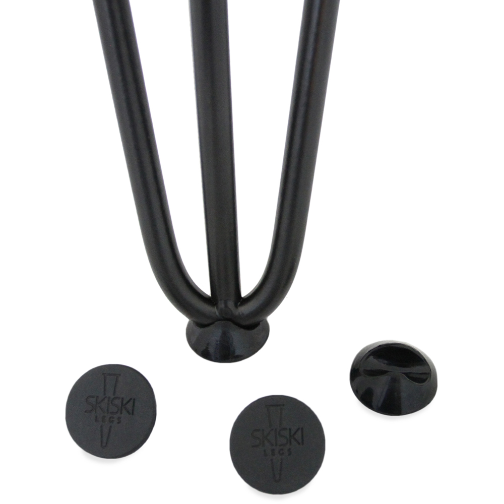 MonsterShop 3 Prong Black Hairpin Leg 356mm 4 Pack Image 4